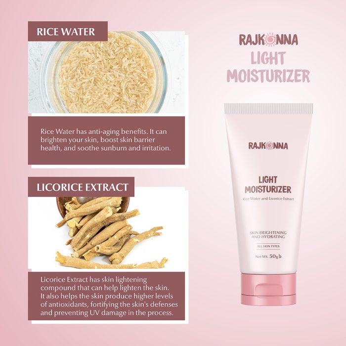 2 Feb Rajkonna Light Moisturizer With Rice Water And Licorice Extract - (50gm) - Image 4
