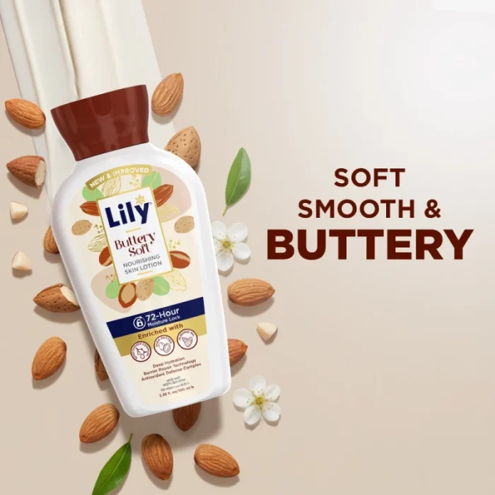 Lily Buttery Soft Nourishing Skin Lotion 100ml - Image 3