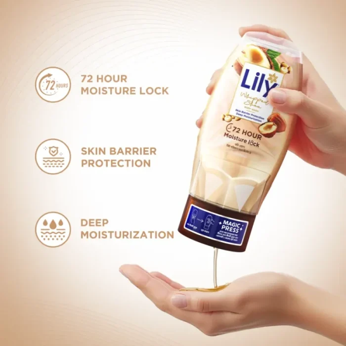 Lily Whipped Shea Body Wash 250ml - Image 4